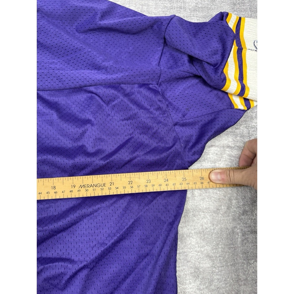 VTG Champion Jersey Mens 52 Purple Minnesota Vikings LSU Tigers 80s 90s Football - Picture 9 of 9